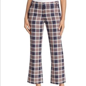 tory burch plaid pants